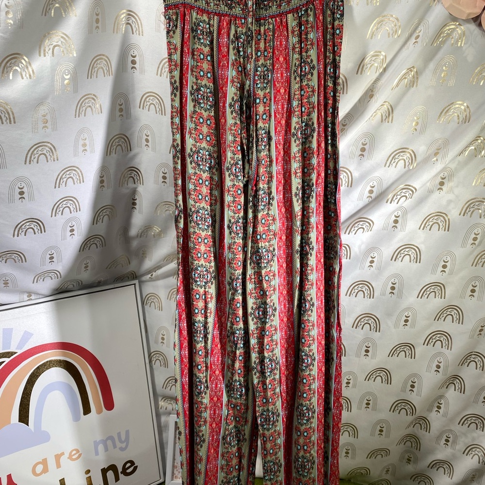 Love 83 Multicolor Wide-Leg Pants - Picture 2 of 10